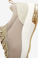 Skechers Women's Beige Bobs Pulse Air Sneaker | Derimod Skechers Women's Beige Bobs Pulse Air Sneaker | Derimod