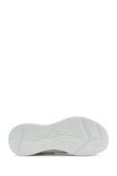 Skechers Women's White Bobs Bamina Lace-Up Chunky Sole Fabric Sneakers | Derimod Skechers Women's White Bobs Bamina Lace-Up Chunky Sole Fabric Sneakers | Derimod