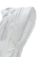 Skechers Women's White Bobs Bamina Lace-Up Chunky Sole Fabric Sneakers | Derimod Skechers Women's White Bobs Bamina Lace-Up Chunky Sole Fabric Sneakers | Derimod