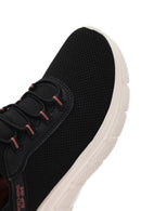 Skechers Women's Black Bobs B Flex - Fan Fav Chunky Sole Fabric Sneakers | Derimod Skechers Women's Black Bobs B Flex - Fan Fav Chunky Sole Fabric Sneakers | Derimod
