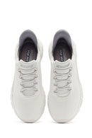 Skechers Women's White Bobs B Flex - Fan Fav Chunky Sole Fabric Sneakers | Derimod Skechers Women's White Bobs B Flex - Fan Fav Chunky Sole Fabric Sneakers | Derimod