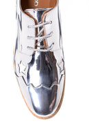 Women's High-Sole Silver Shoes | Derimod Women's High-Sole Silver Shoes | Derimod