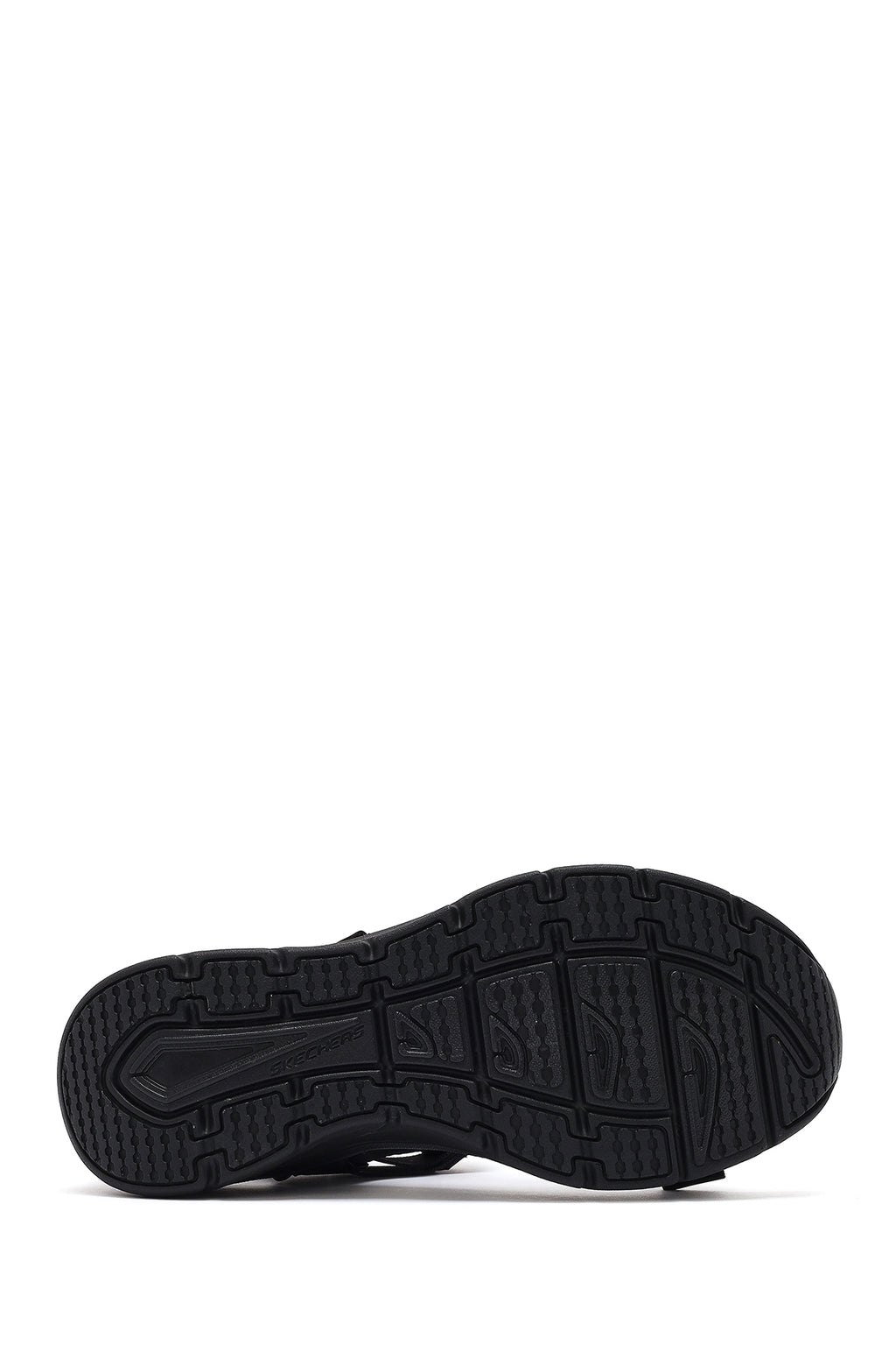 Skechers Kadın Siyah D'lux Walker - Pretty Field Kalın Tabanlı Sandalet