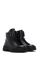 Men's Black Leather Boots | Derimod Men's Black Leather Boots | Derimod