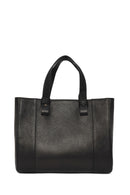 Women's Black Long Strap Leather Shoulder Bag | Derimod Women's Black Long Strap Leather Shoulder Bag | Derimod