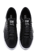 Hammer Jack Erkek Sıyah Toscana Deri Sneaker | Derimod Hammer Jack Erkek Sıyah Toscana Deri Sneaker | Derimod