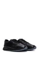 Men's Black Leather Sneaker | Derimod Men's Black Leather Sneaker | Derimod