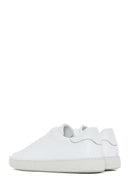 Men's White Lace-up Leather Sneaker | Derimod Men's White Lace-up Leather Sneaker | Derimod