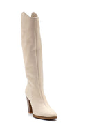 Women's Leather Heeled Boots | Derimod Women's Leather Heeled Boots | Derimod