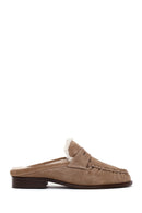 Woman Mink Suede Slipper | Derimod Woman Mink Suede Slipper | Derimod