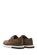 Men's Mink Nubuck Leather Casual Shoes | Derimod Men's Mink Nubuck Leather Casual Shoes | Derimod