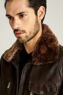 ANGELO MEN'S LEATHER JACKET | Derimod ANGELO MEN'S LEATHER JACKET | Derimod