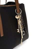 Woman Black Long-Strap Shoulder Bag | Derimod Woman Black Long-Strap Shoulder Bag | Derimod