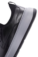 Men's Black Leather Sneaker | Derimod Men's Black Leather Sneaker | Derimod