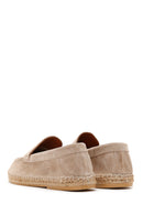 Men's Beige Suede Espadrilles | Derimod Men's Beige Suede Espadrilles | Derimod