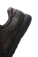 Erkek Kahverengi Deri Sneaker | Derimod Erkek Kahverengi Deri Sneaker | Derimod