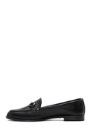 Women's Black Leather Classic Loafer | Derimod Women's Black Leather Classic Loafer | Derimod