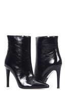 Women's Heeled Patent Leather Boots | Derimod Women's Heeled Patent Leather Boots | Derimod