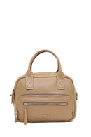 Woman Beige Long-Strap Shoulder Bag | Derimod Woman Beige Long-Strap Shoulder Bag | Derimod