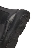 Men's Black Thick-Soled Leather Chelsea Boot | Derimod Men's Black Thick-Soled Leather Chelsea Boot | Derimod