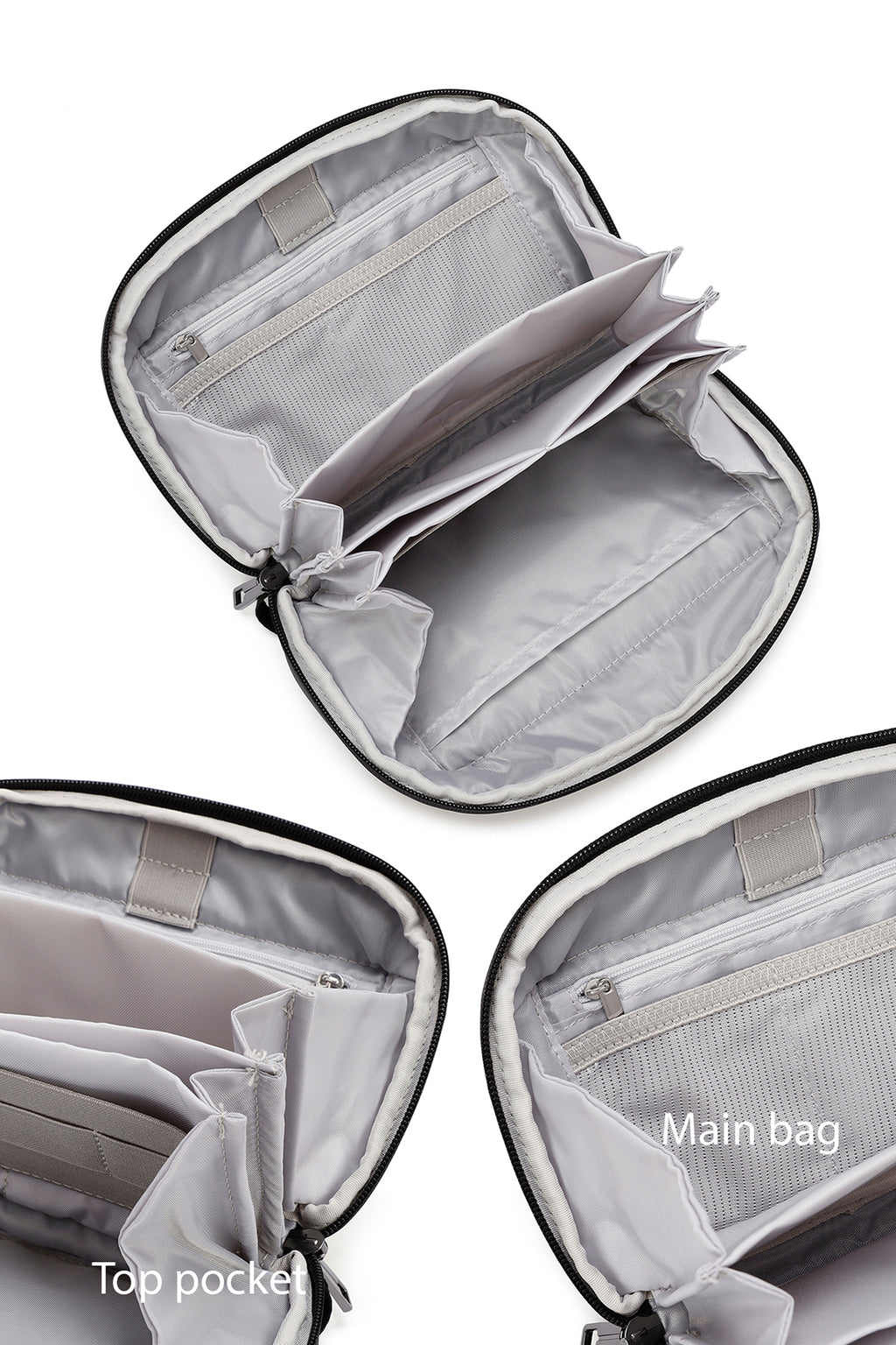 D-Pack Erkek Gri Kumaş El Çantası