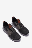 Skechers Men's Black Delson 3.0 Sneaker | Derimod Skechers Men's Black Delson 3.0 Sneaker | Derimod