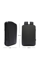 D-Pack Unisex Black Technological Backpack | Derimod D-Pack Unisex Black Technological Backpack | Derimod
