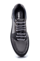 Erkek Deri Süet Detaylı Sneaker | Derimod Erkek Deri Süet Detaylı Sneaker | Derimod