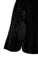 Artesina Women's Black Hooded Teddy Leather Coat | Derimod Artesina Women's Black Hooded Teddy Leather Coat | Derimod