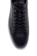Erkek Siyah Deri Sneaker | Derimod Erkek Siyah Deri Sneaker | Derimod