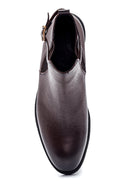 Men's Leather Buckle Boots | Derimod Men's Leather Buckle Boots | Derimod