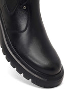 Men's Black Leather Chelsea Boot | Derimod Men's Black Leather Chelsea Boot | Derimod