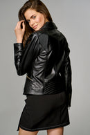 Stefania Women's Leather Jacket | Derimod Stefania Women's Leather Jacket | Derimod