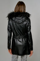 Celebrity-2 Women's Leather Jacket | Derimod Celebrity-2 Women's Leather Jacket | Derimod