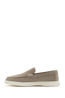 Erkek Bej Süet Deri Casual Loafer | Derimod Erkek Bej Süet Deri Casual Loafer | Derimod
