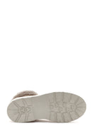 Women's Beige Thick Soled Casual Boots | Derimod Women's Beige Thick Soled Casual Boots | Derimod