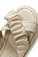 Women's Leather Comfort Slippers | Derimod Women's Leather Comfort Slippers | Derimod