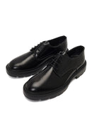 Men's Black Lace-up Leather Casual Shoes | Derimod Men's Black Lace-up Leather Casual Shoes | Derimod