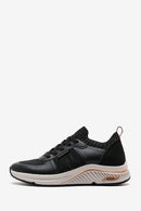 Skechers Women's Black Arch Fit S-Miles-Miglio Marca Sneaker | Derimod Skechers Women's Black Arch Fit S-Miles-Miglio Marca Sneaker | Derimod