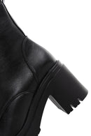 Women's Black Thick Heeled Boots | Derimod Women's Black Thick Heeled Boots | Derimod