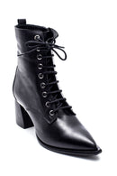 Women's Heeled Leather Boots | Derimod Women's Heeled Leather Boots | Derimod