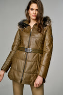 St Moritz Women's Leather Jacket | Derimod St Moritz Women's Leather Jacket | Derimod