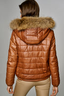 Renea Women's Leather Jacket | Derimod Renea Women's Leather Jacket | Derimod