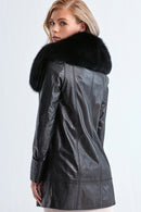 Longchamp Women's Leather Jacket | Derimod Longchamp Women's Leather Jacket | Derimod