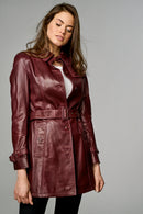Adriana Women's Leather Jacket | Derimod Adriana Women's Leather Jacket | Derimod