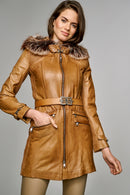 Bianca Women's Leather Jacket | Derimod Bianca Women's Leather Jacket | Derimod
