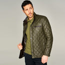 Rivolli Men's Leather Jacket | Derimod Rivolli Men's Leather Jacket | Derimod