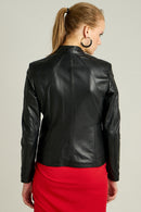 NORMA WOMEN'S LEATHER JACKET | Derimod NORMA WOMEN'S LEATHER JACKET | Derimod