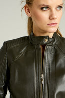 NORMA WOMEN'S LEATHER JACKET | Derimod NORMA WOMEN'S LEATHER JACKET | Derimod