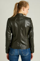 NORMA WOMEN'S LEATHER JACKET | Derimod NORMA WOMEN'S LEATHER JACKET | Derimod